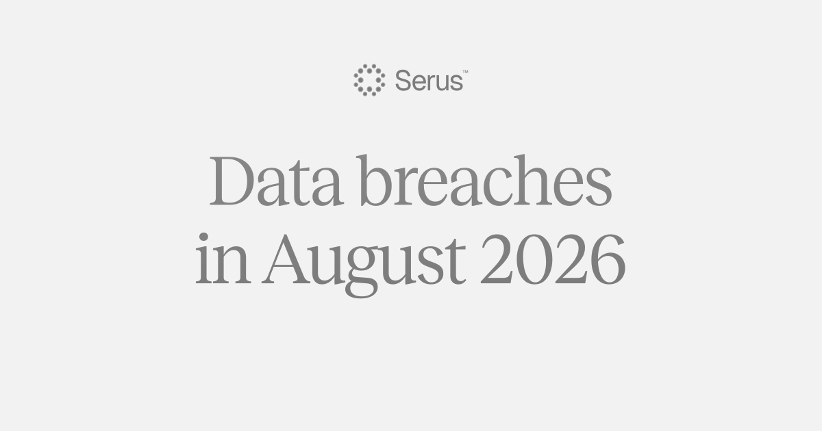 Data breaches in August 2026